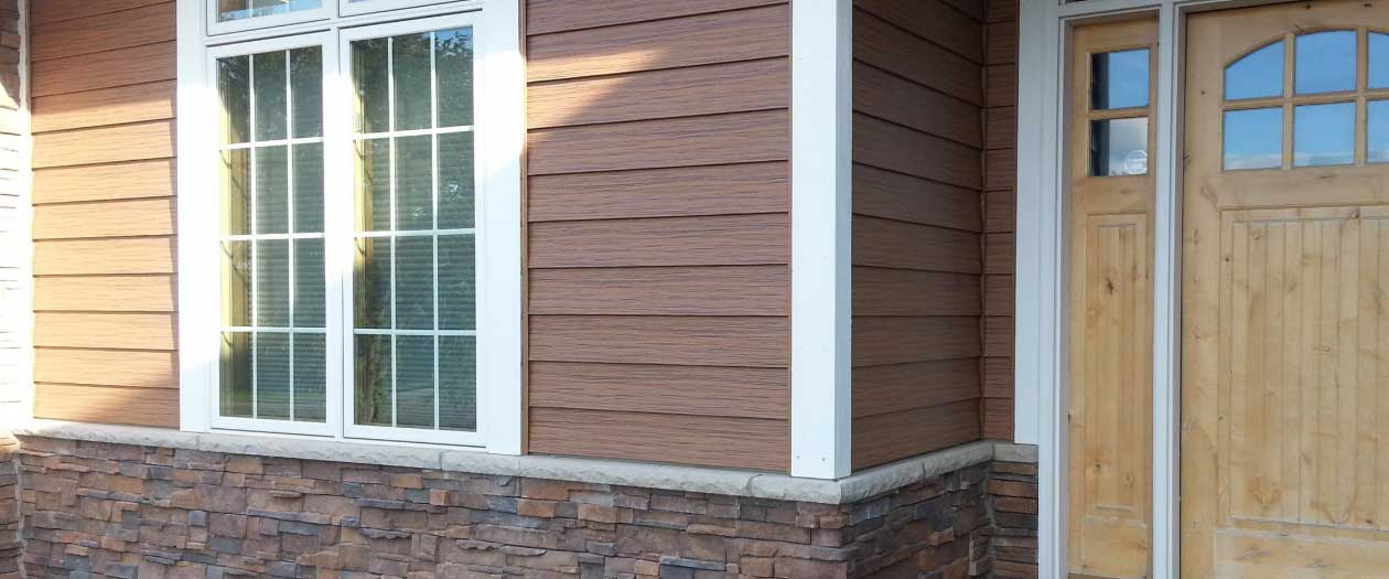 EDCO Products: Traditional Lap Steel Siding. Cedar Wood