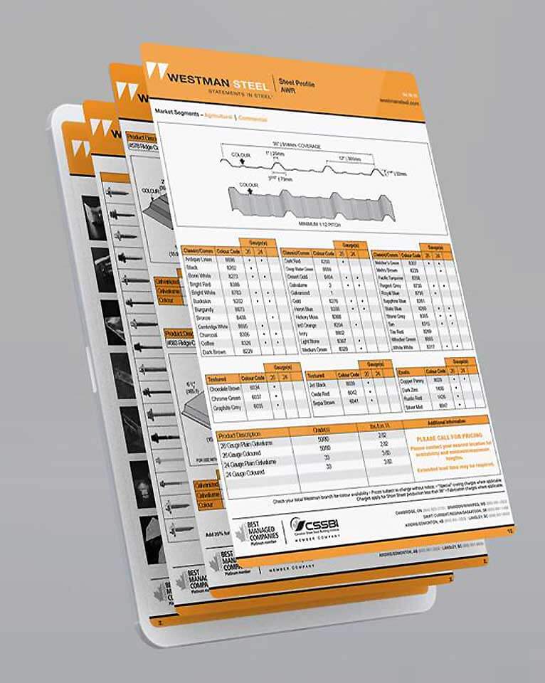 Westman Steel: As the steel industry evolves, we adapt. That’s why we’re dedicated to keeping our information up-to-date. Ultimately, our mission is to provide clients with the knowledge they need to thrive in a fast-changing industry.