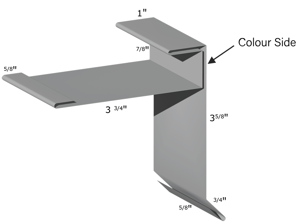 Westman Steel Products: #954 F-Gable Trim
