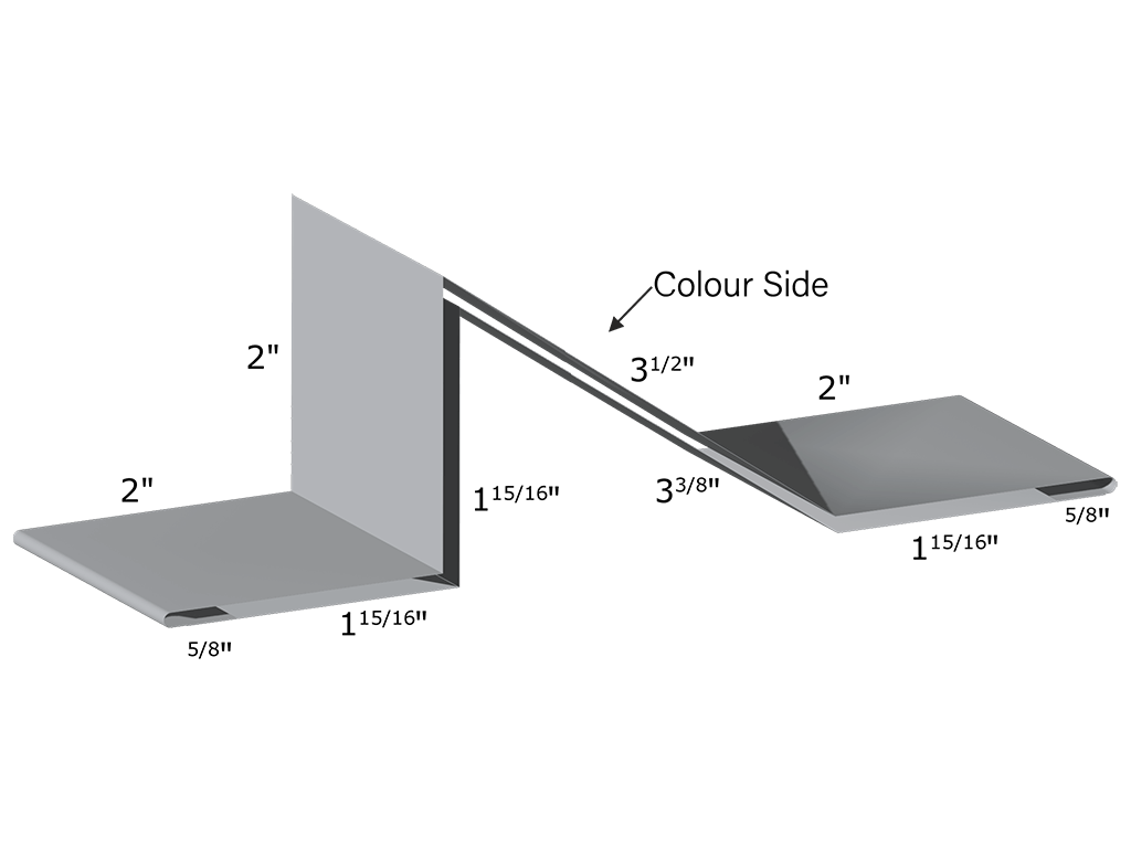 Westman Steel Products: #450 Custom Roof Trim 2 Piece