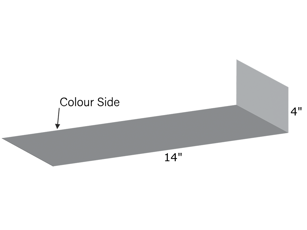 Westman Steel Products: #930 Curb Top Flashing