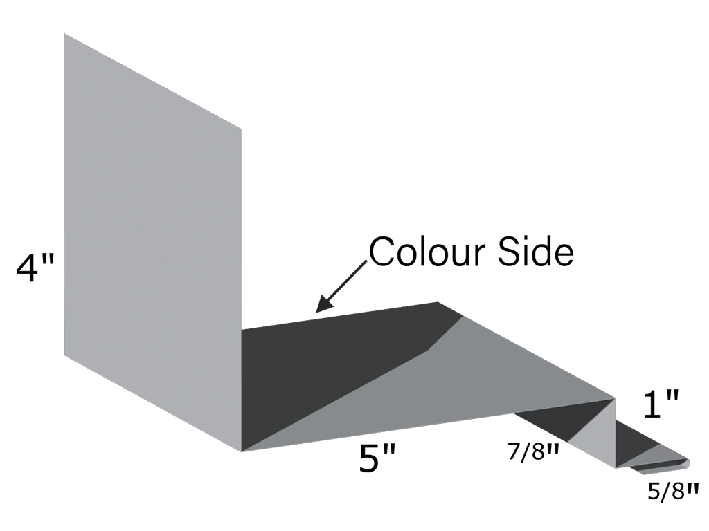 Westman Steel Products: #931 Curb Side Flashing