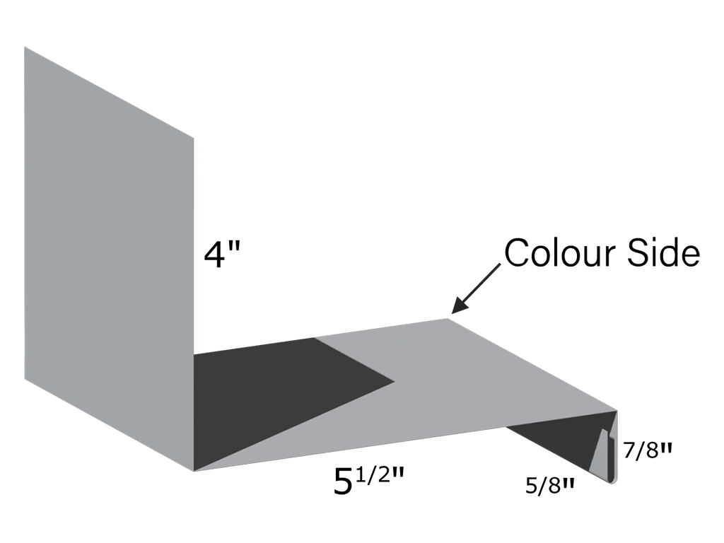 Westman Steel Products: #932 Curb Counter Flashing