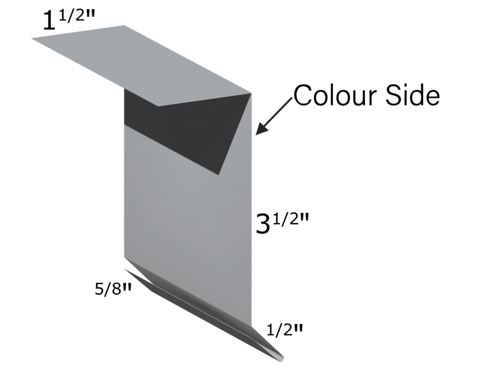 Westman Steel Products: #933 Curb Counter Flashing