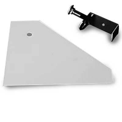 Westman Steel Products: End Cover Q/T White (1 pair)