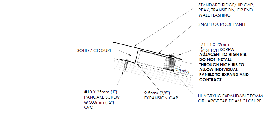 snap lock installation figure 13