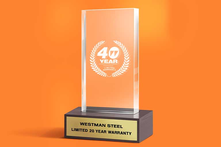 Westman Steel: Limited 40 Year Warranty